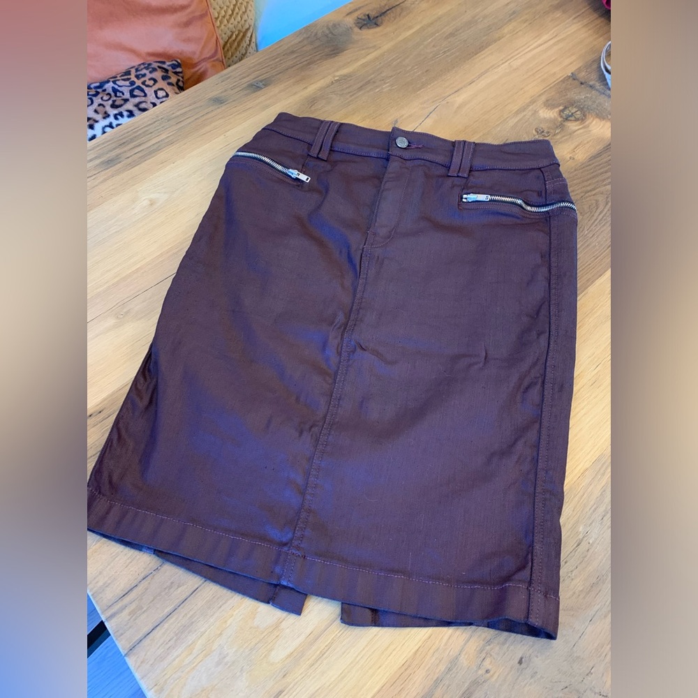 7 for Mankind denim skirt